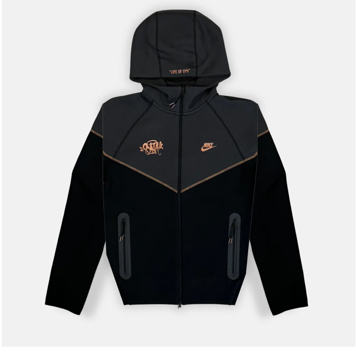 Nike x Syna World Tech Fleece Tracksuit - Black / Bronze