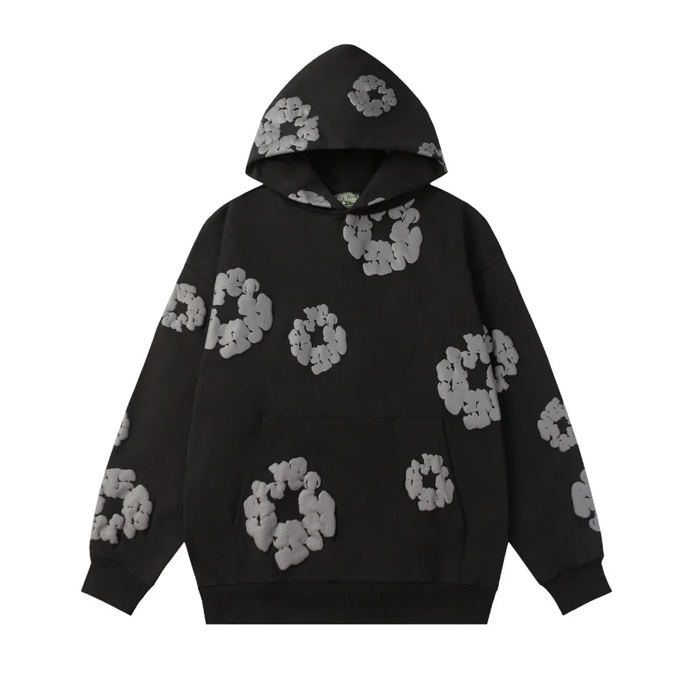 DENIM TRS BLACK GREY TRACKSUIT