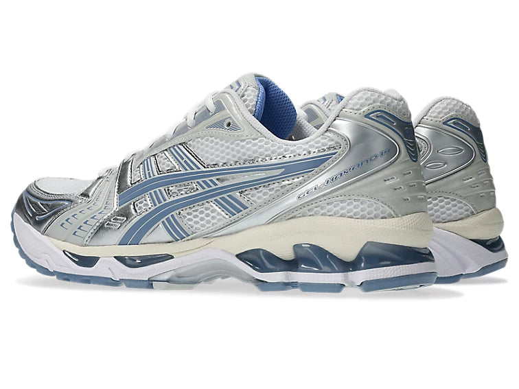 Asics White/Light Navy