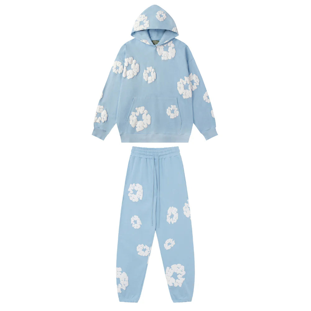 DENIM TRS BABY BLUE TRACKSUIT