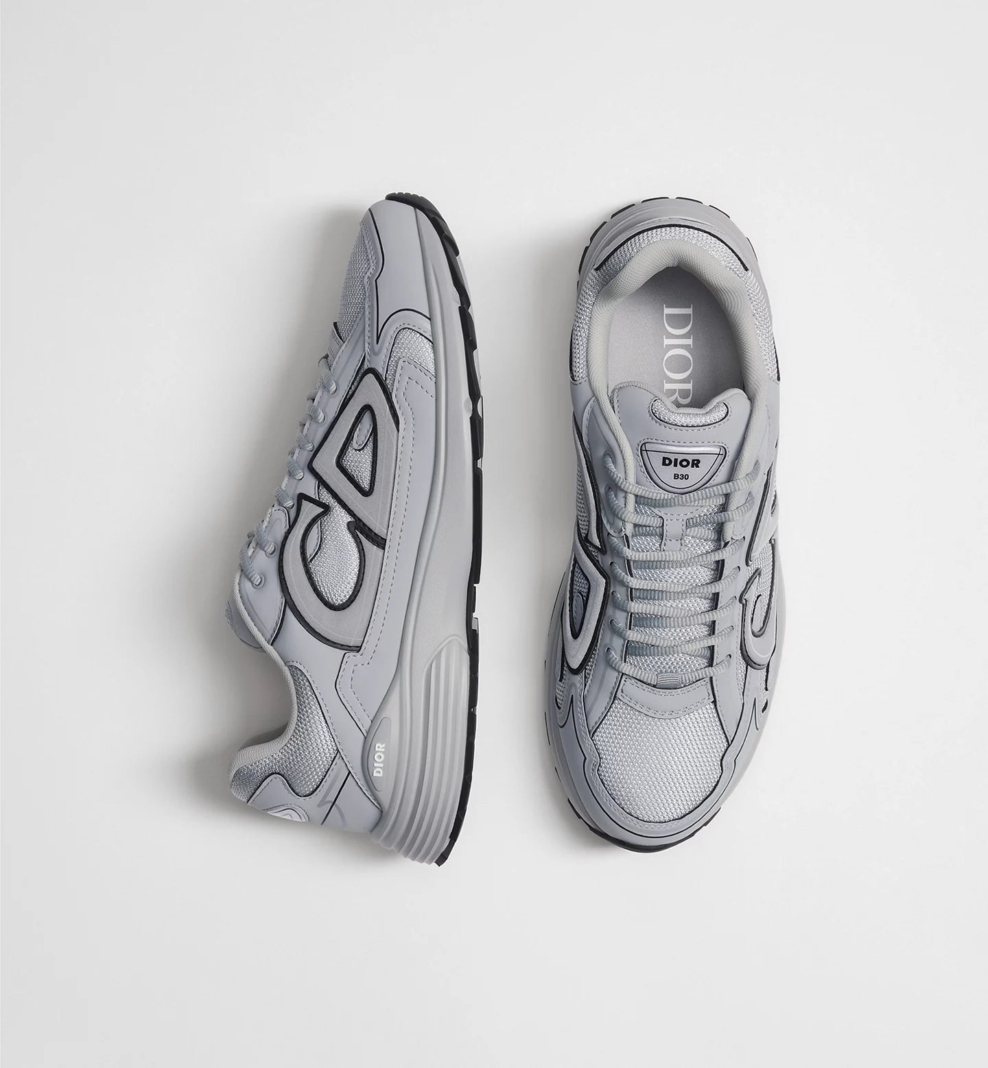 Dior B30 Countdown Sneaker Mesh and Dior Gray