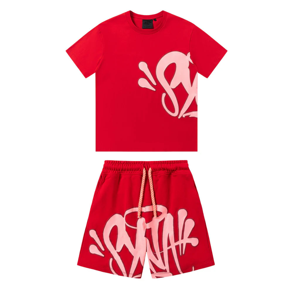 SYNA WORLDD RED SHORT SET
