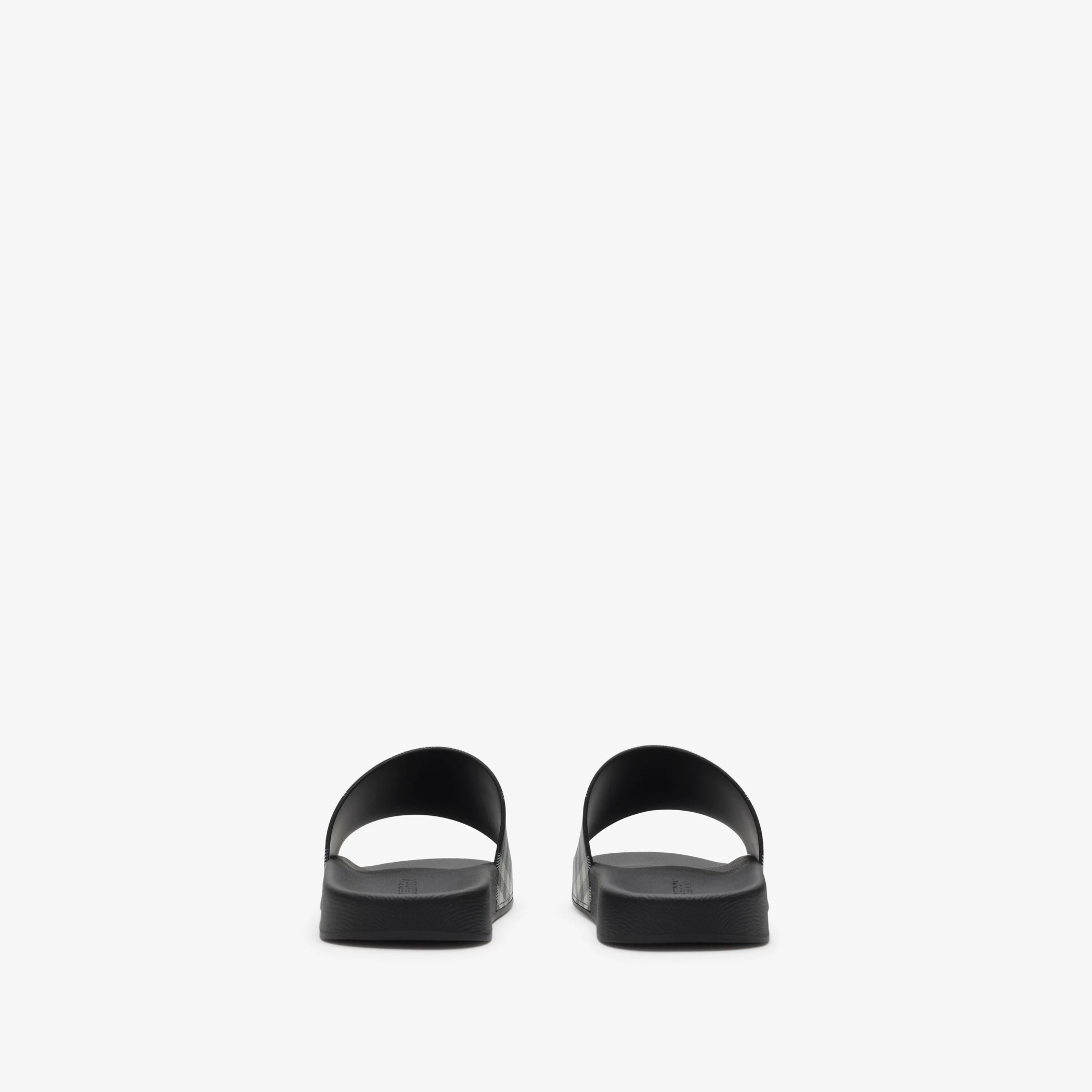Burberry Check Slides (black)
