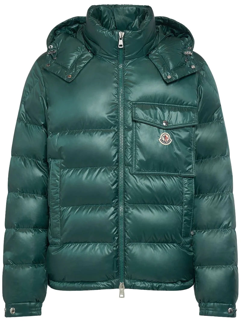 MONCLER Wollaston shiny nylon down jacket