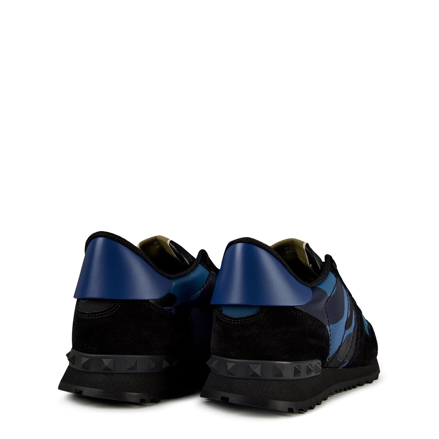 VALENTINO GARAVANI Rockstud Camouflage Sneaker (Bluette/Black)