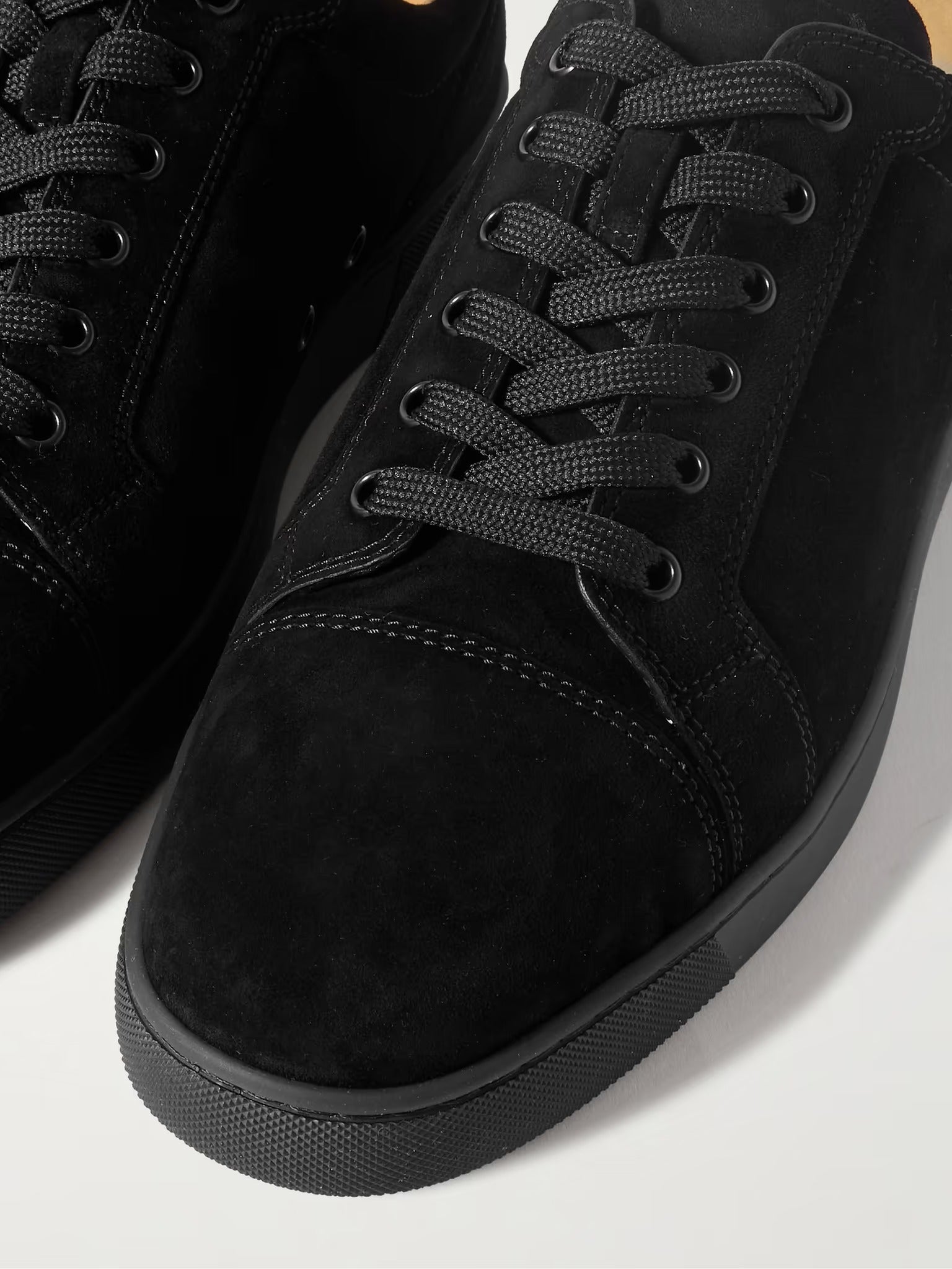 CHRISTIAN LOUBOUTIN Louis Junior Suede Sneakers