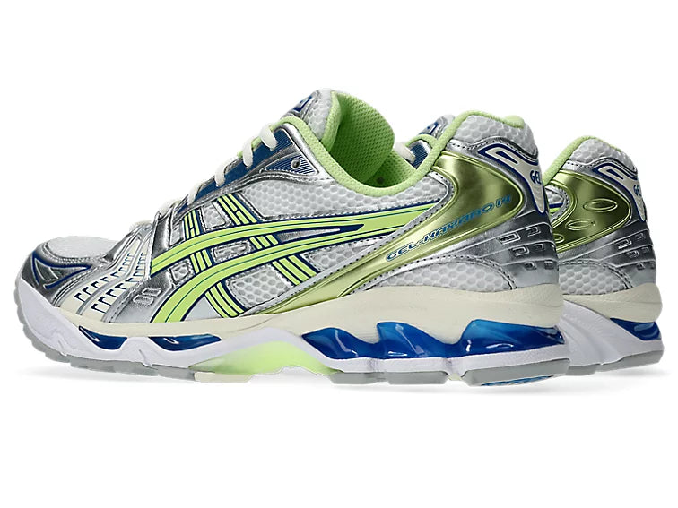 Asics White/Lime Green