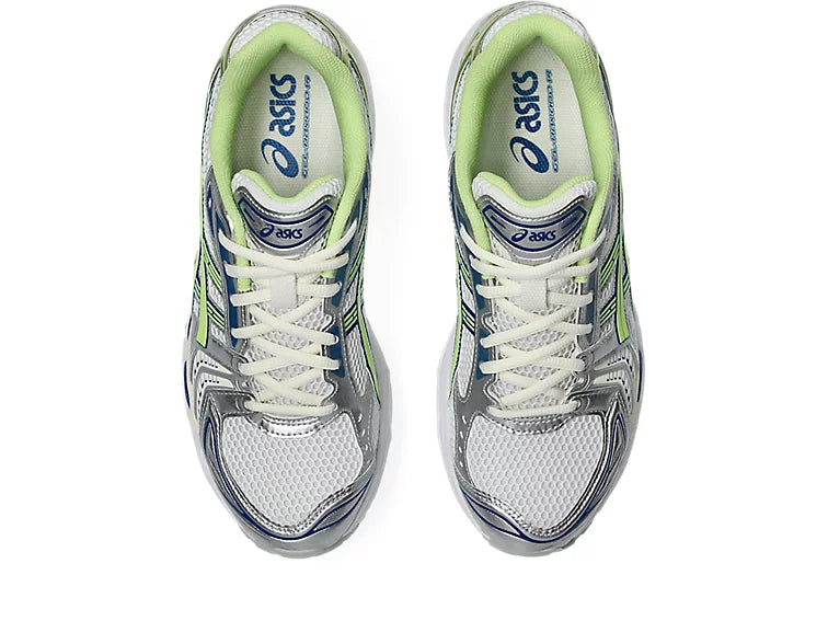 Asics White/Lime Green