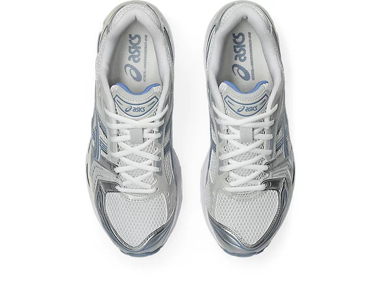 Asics White/Light Navy