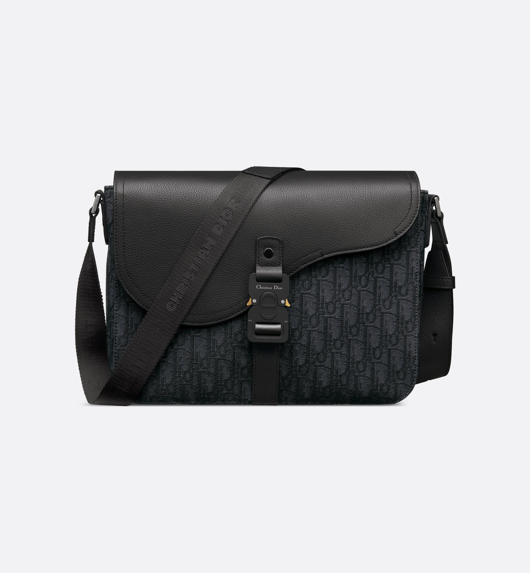 Medium Saddle Messenger Bag with Flap