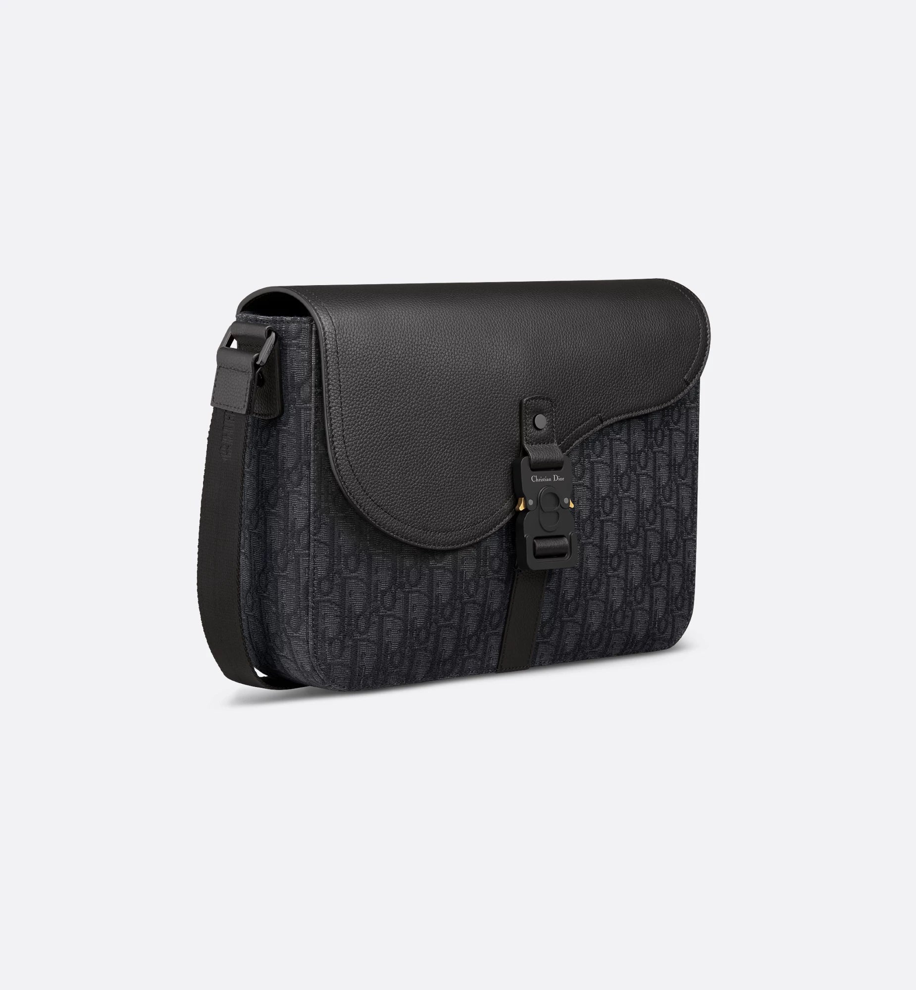 Medium Saddle Messenger Bag with Flap