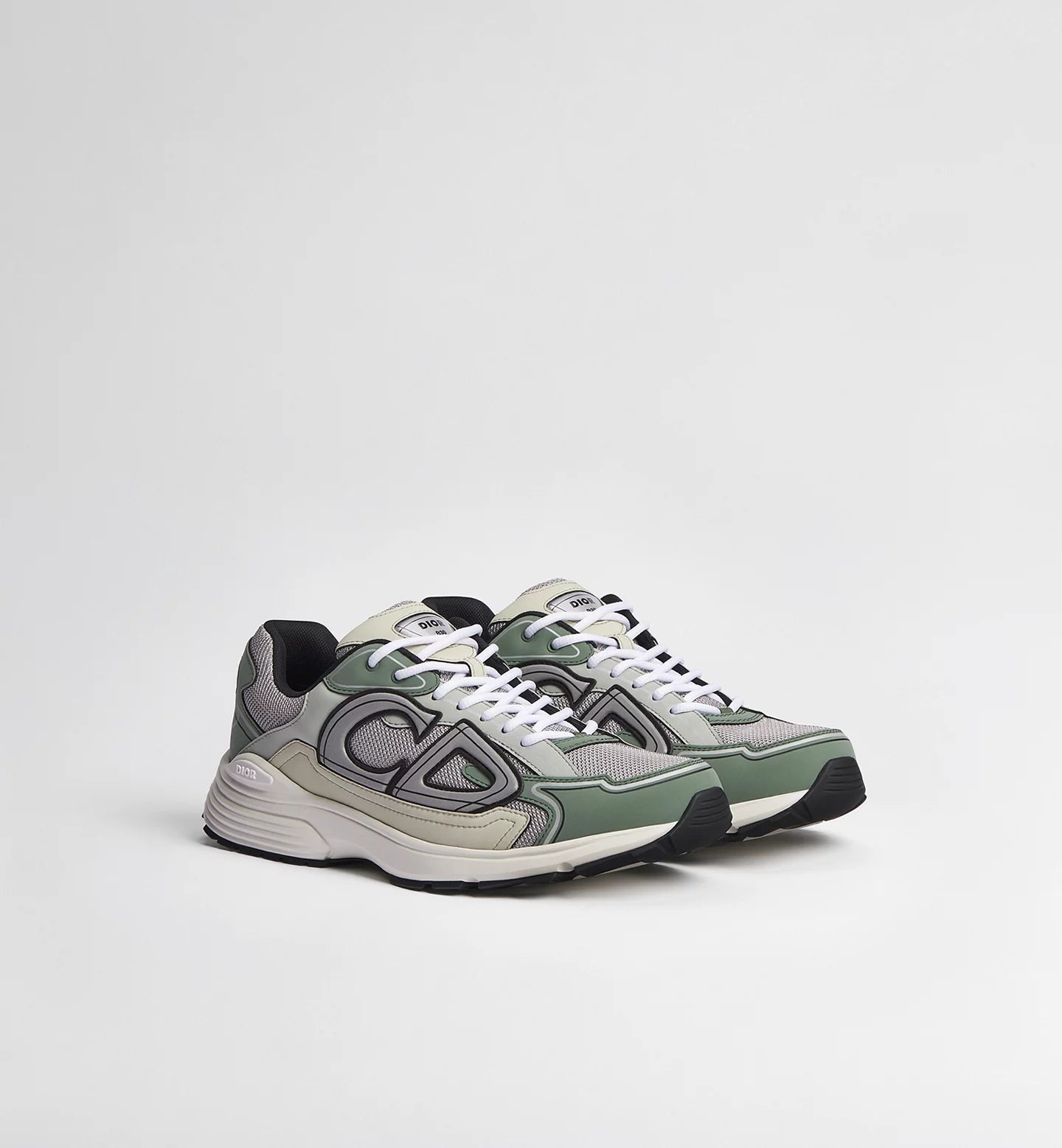 Dior B30 Countdown Sneaker Cedar Green, Gray and Cream