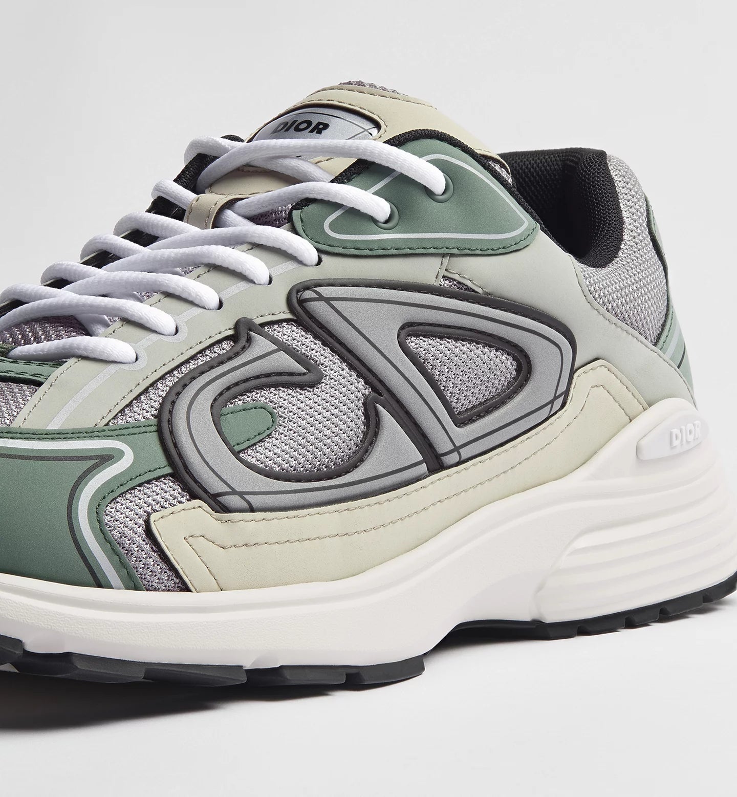Dior B30 Countdown Sneaker Cedar Green, Gray and Cream