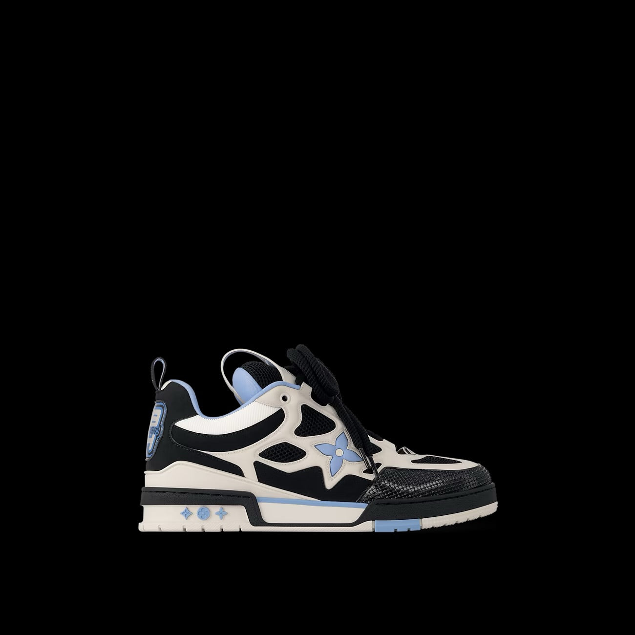 LV Skate Trainers Blue White & Black