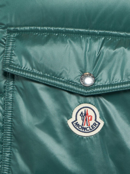 MONCLER Wollaston shiny nylon down jacket