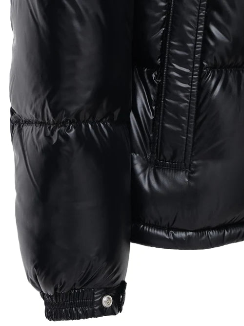 MONCLER Montbeliard nylon laque down jacket