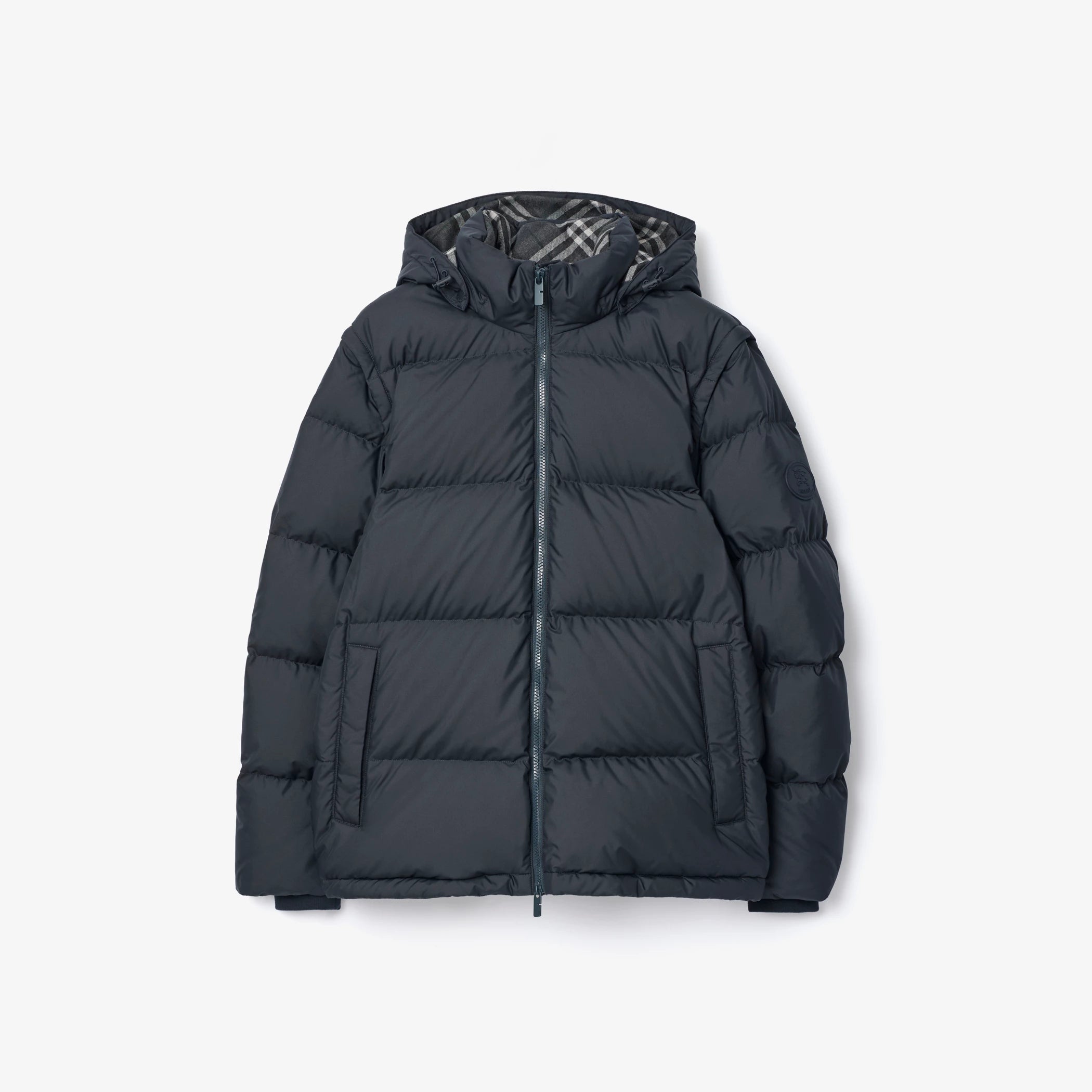 BURBERY Sleeve Puffer Jacket (GREY)