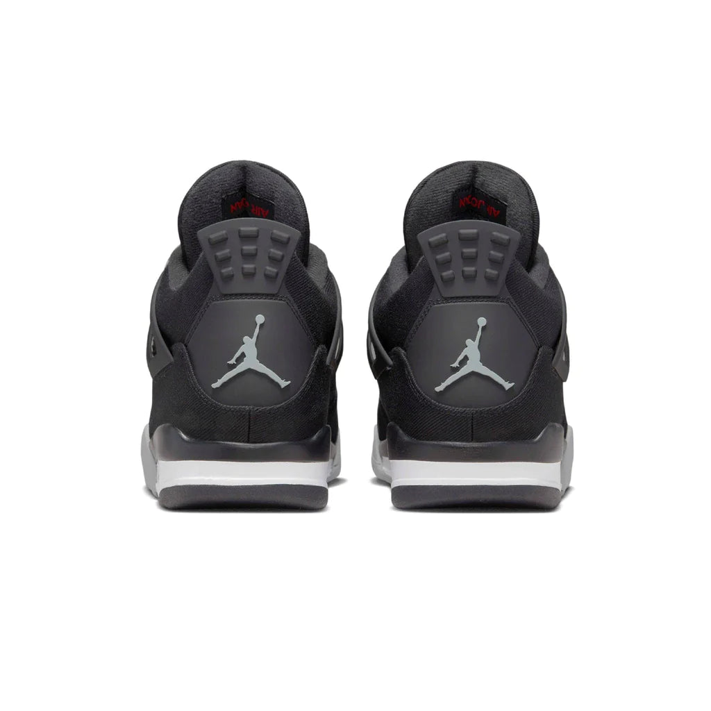 Air Jordan 4 Retro  'Black Canvas'