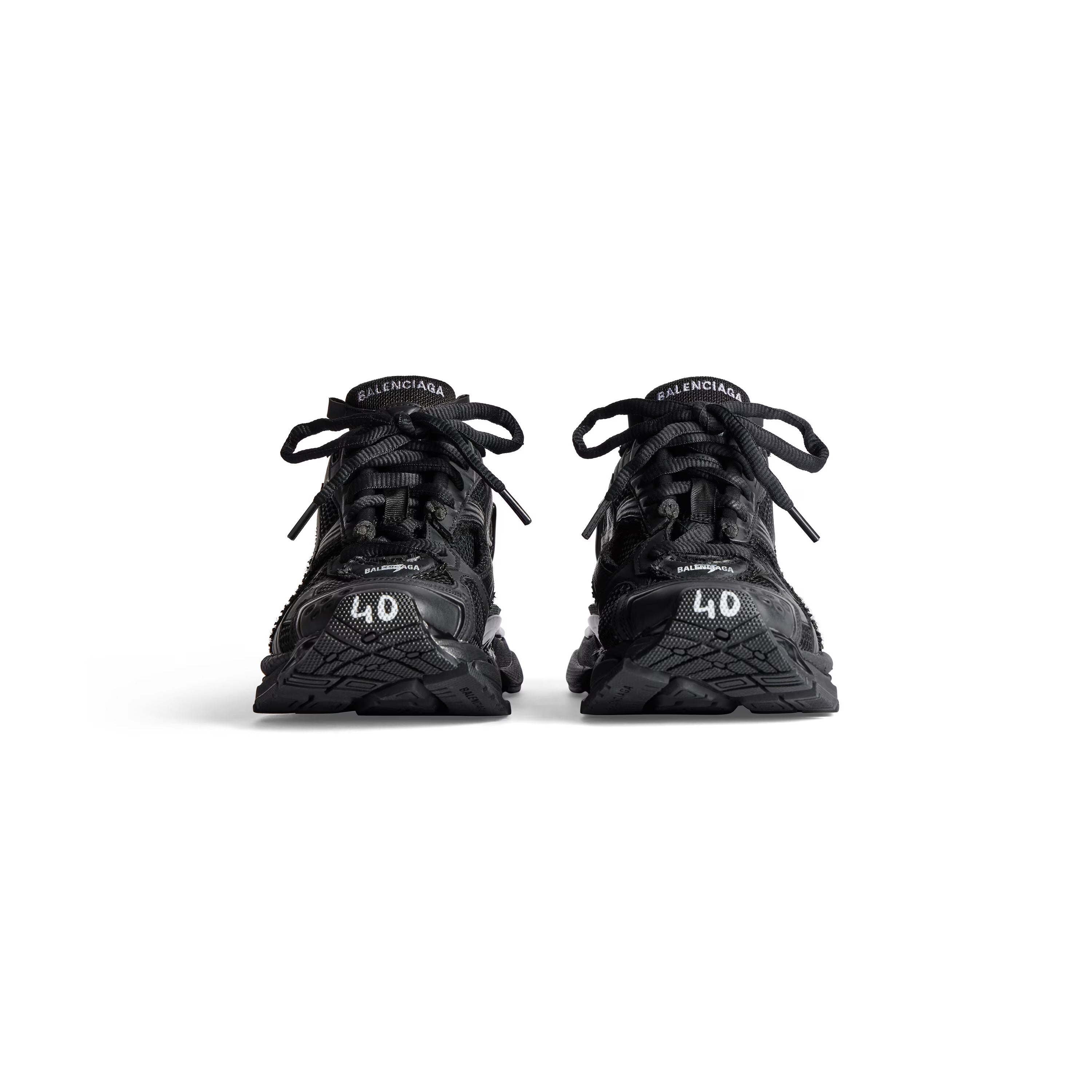 Men's Runner Trainers in Black