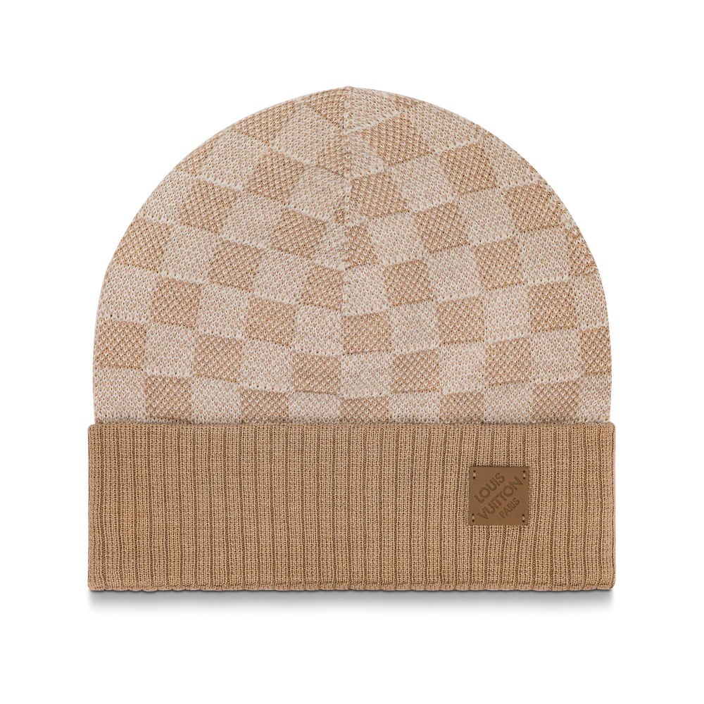 Neo Petit Damier Beanie Beige