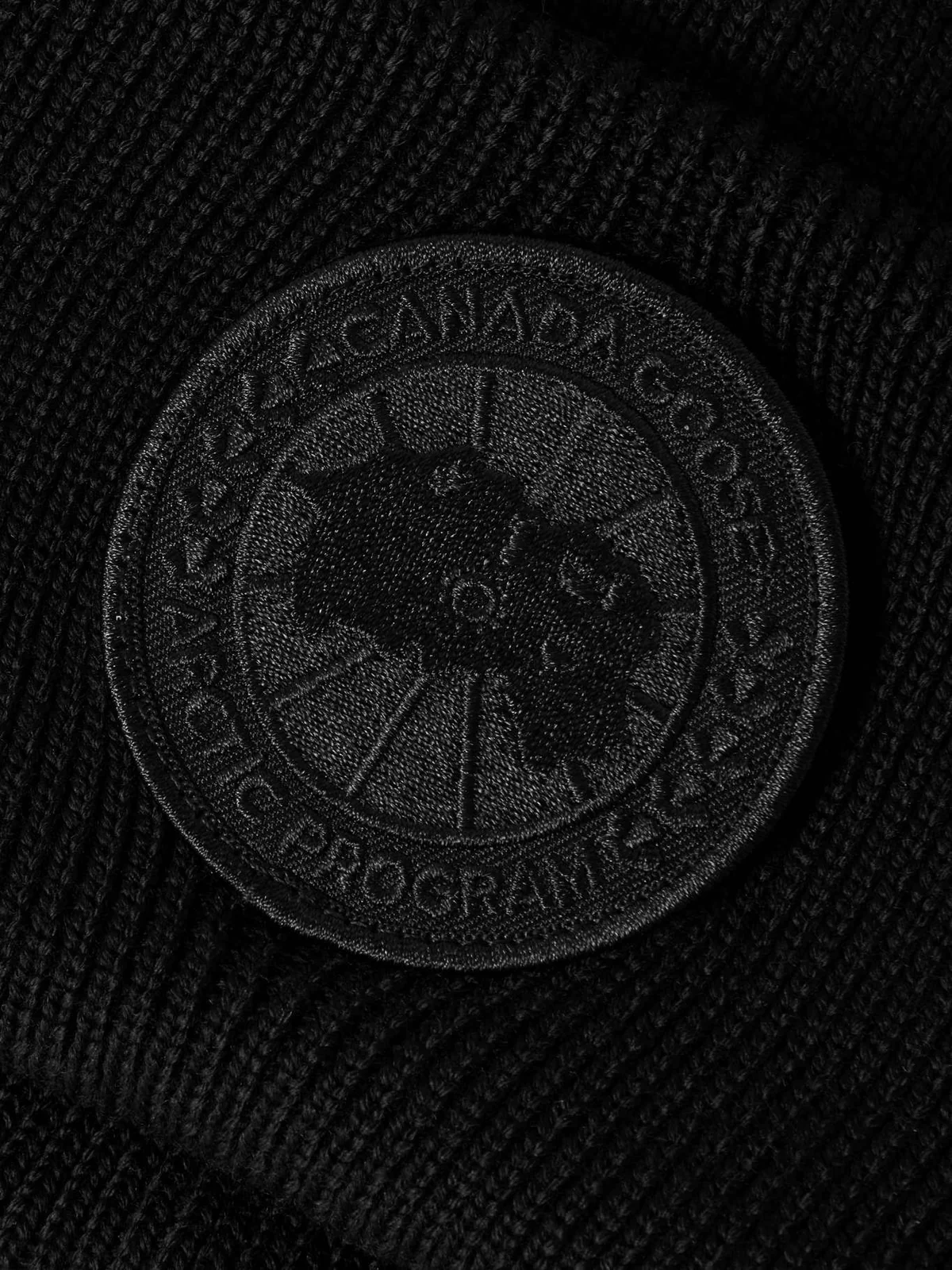 CANADA GOOSE Logo-Appliquéd Wool Beanie