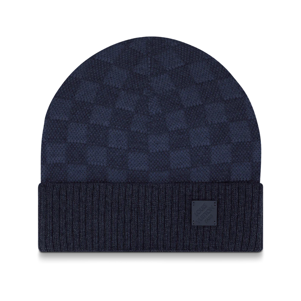 Néo Petit Damier Beanie Navy