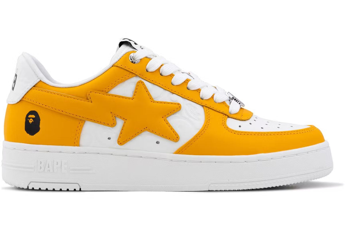 A Bathing Ape Bape Sta Low #3 White Orange Cloud Camo