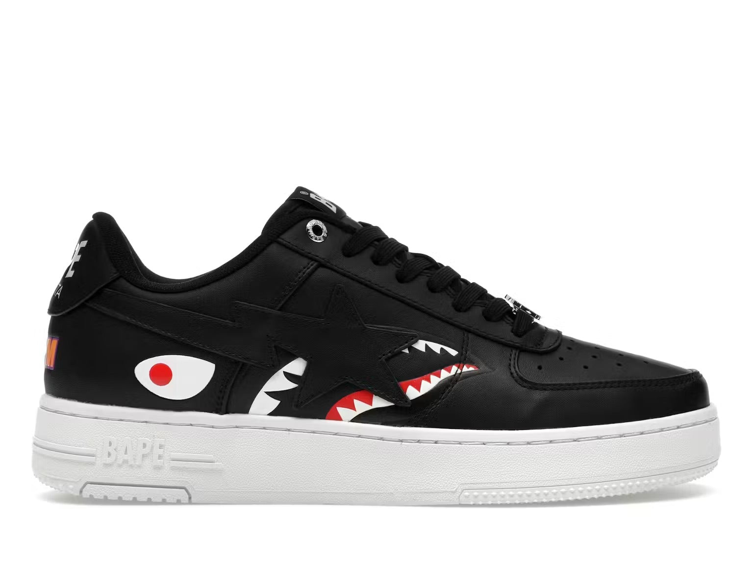 A Bathing Ape Bape Sta Low Shark Pack Black