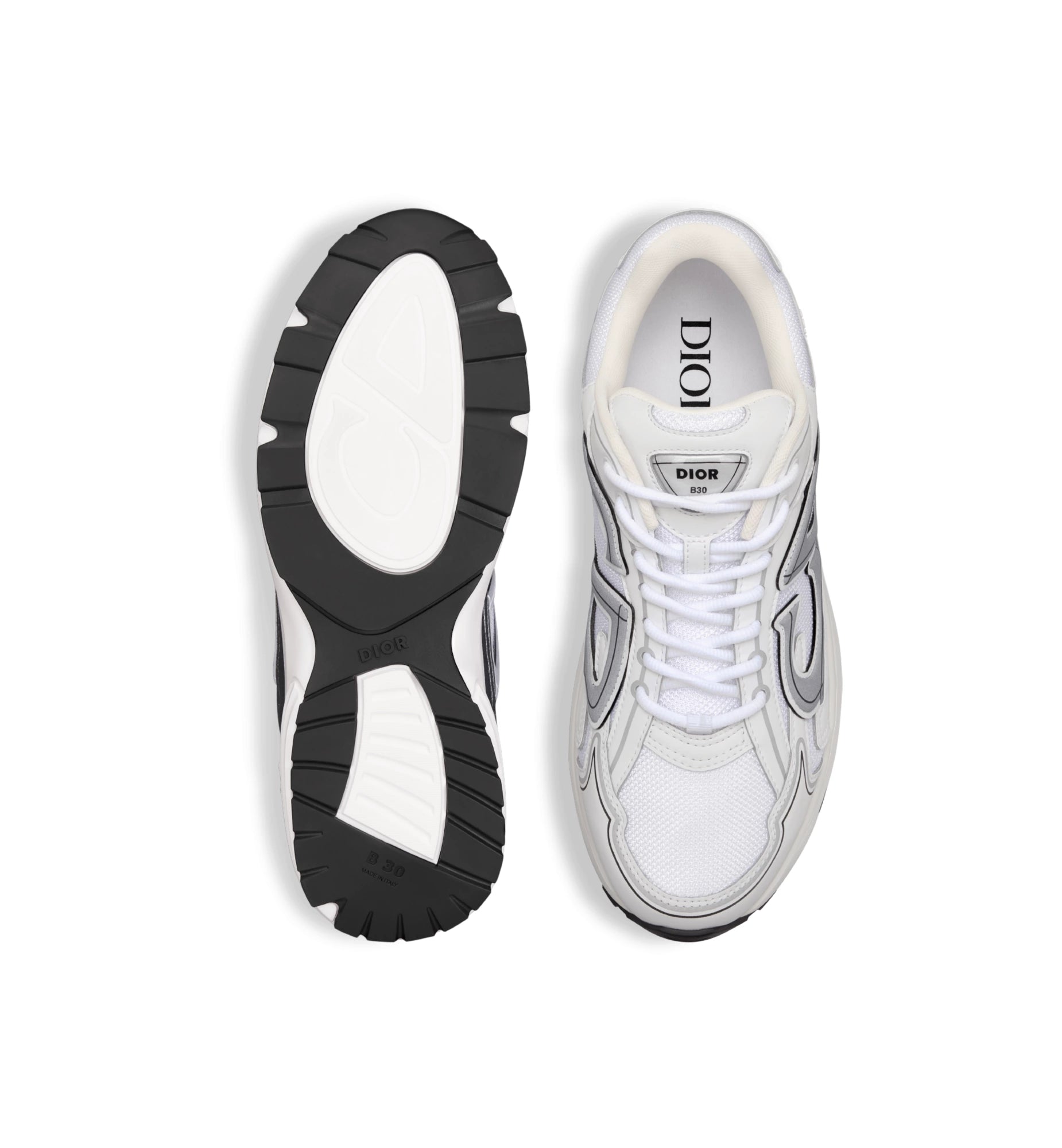 B30 Countdown Sneaker Black Mesh and Black Technical Fabric