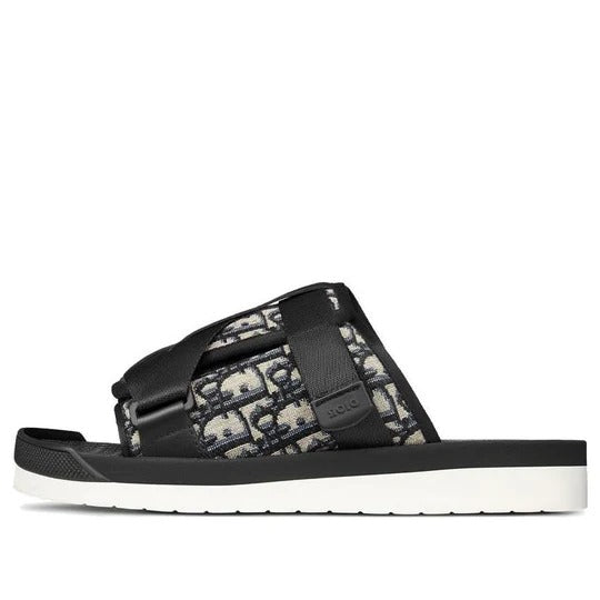 DIOR Alpha Oblique Slippers Black