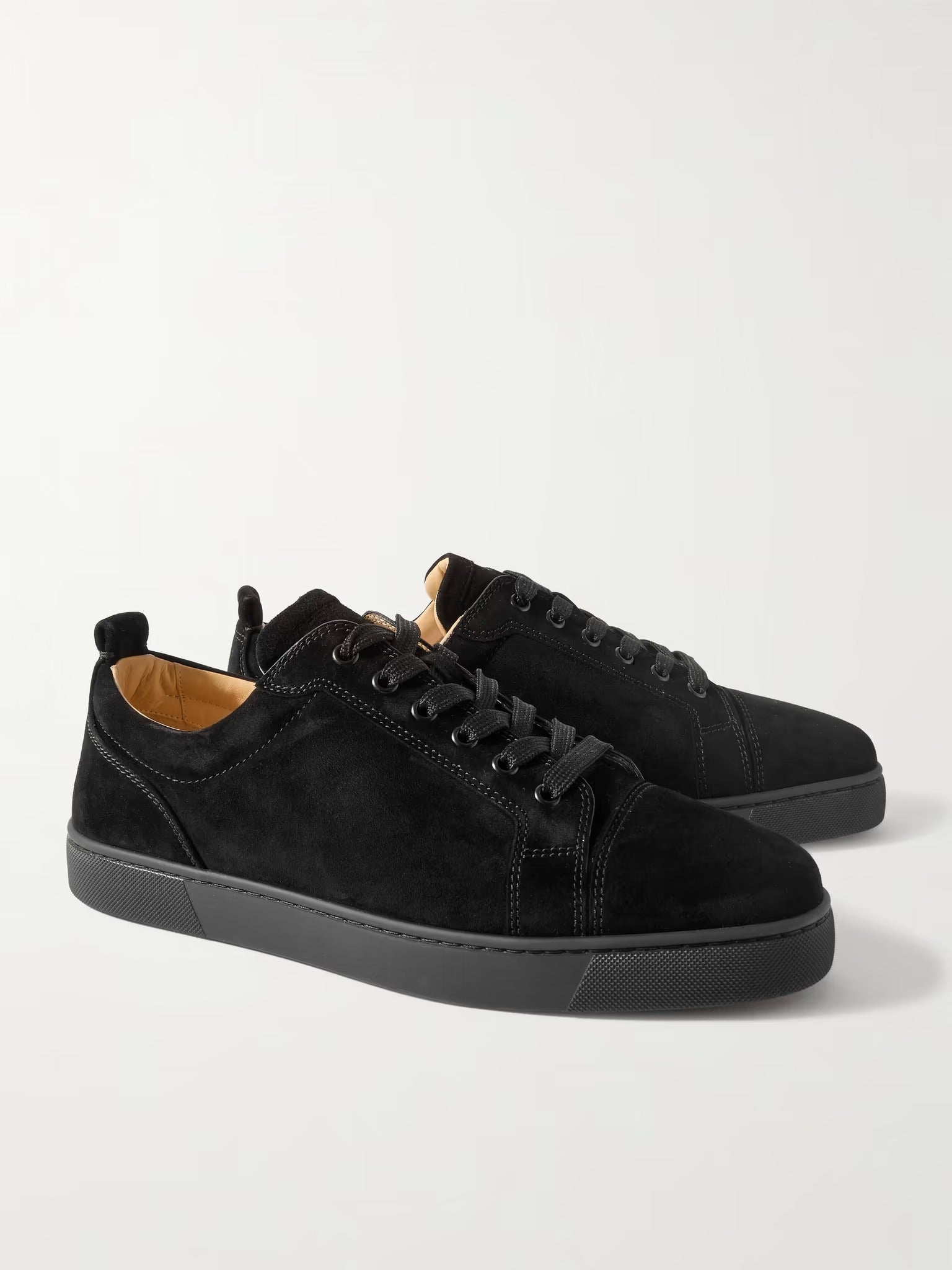 CHRISTIAN LOUBOUTIN Louis Junior Suede Sneakers